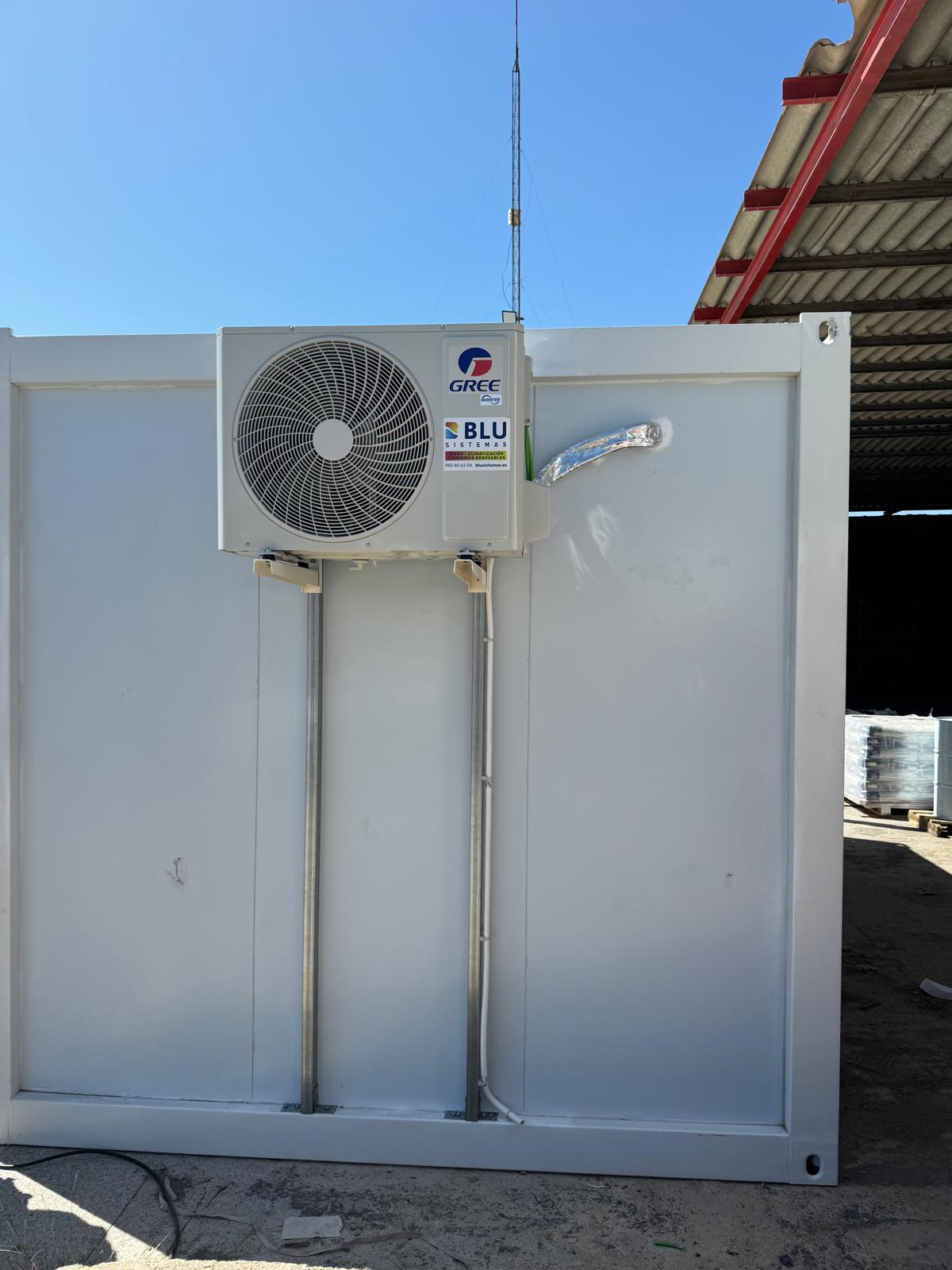 Instalación de climatización realizada por BLU Sistemas en Almería